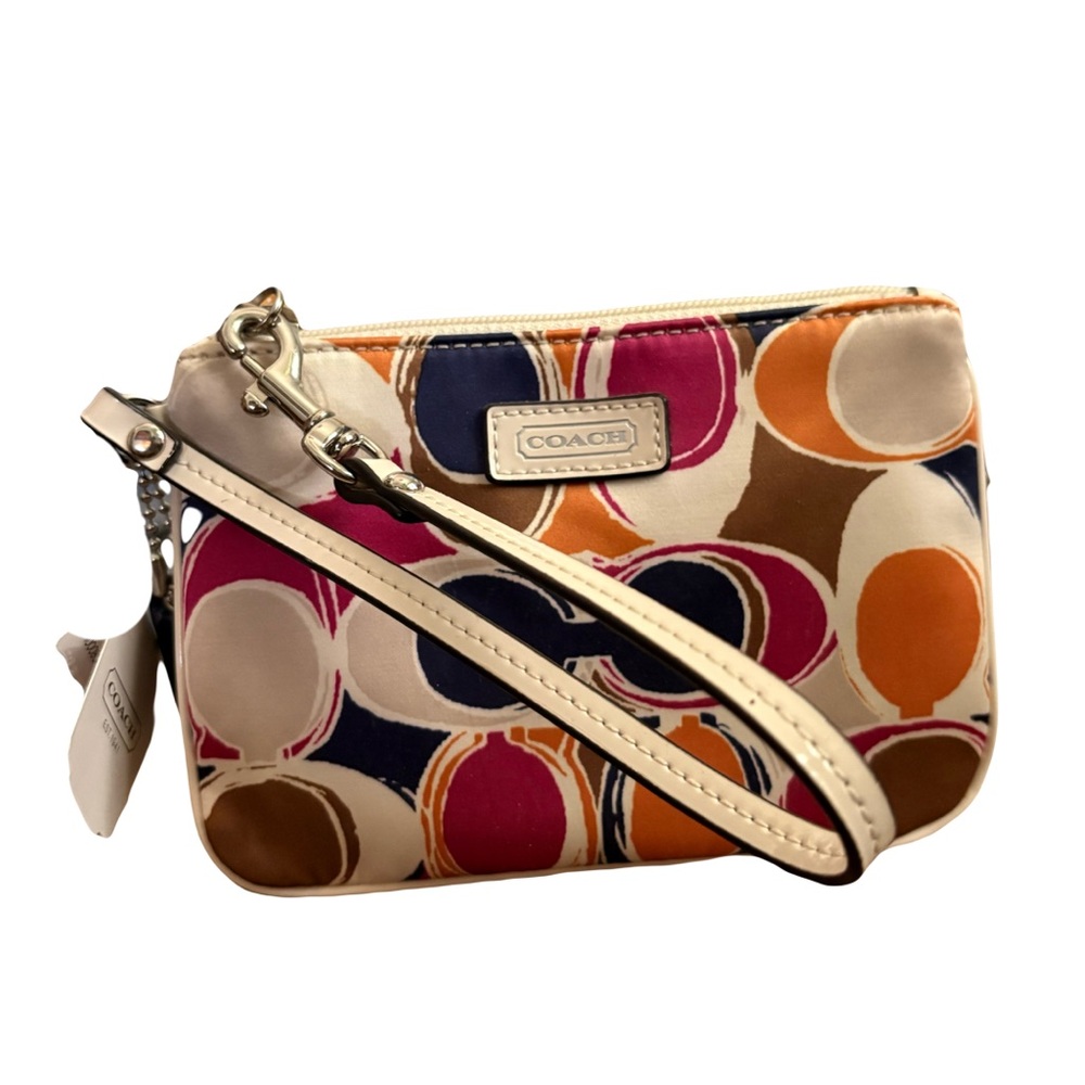 Coach Colorful Patterned Wristlet